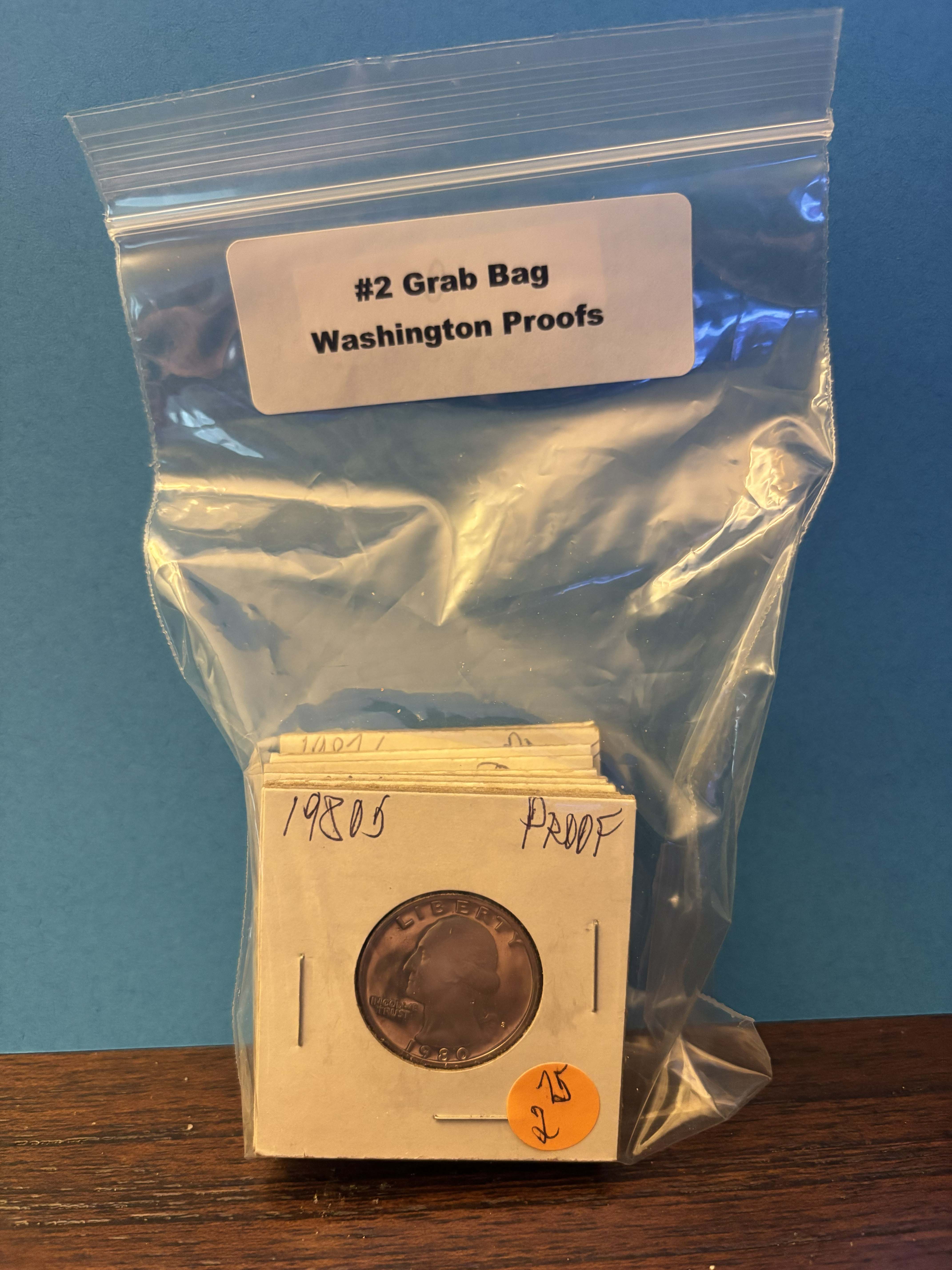 Washington Qtr. Proof Grab Bag #2